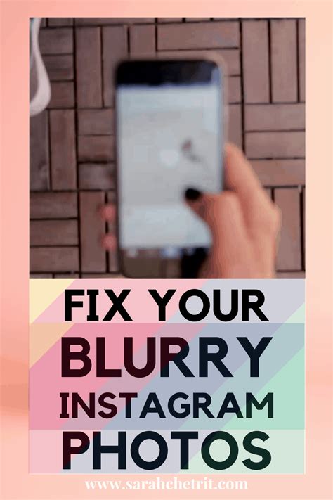 why are my high quality photos blurry on instagram